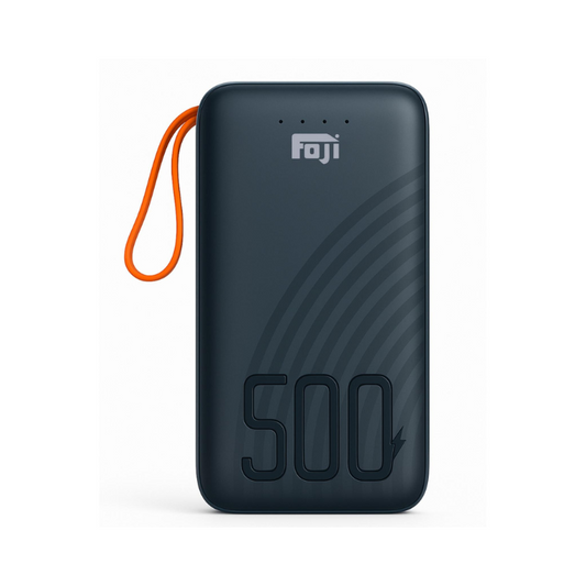Foji 50000 mAh power bank Black
