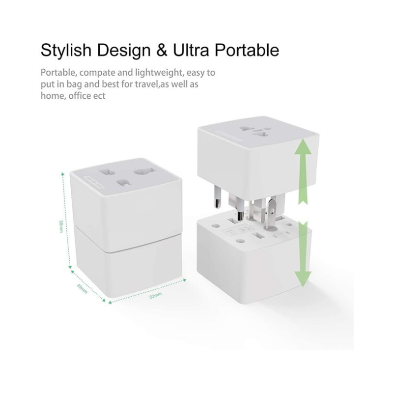 FOJI Z4 Universal Travel Adapter – All-in-One International Plug