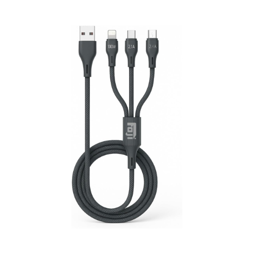 FOJI 3-in-1 100W Fast Charging Cable