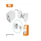 Adaptateur de voyage universel FOJI Z4 – Prise internationale tout-en-un