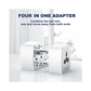 Adaptateur de voyage universel FOJI Z4 – Prise internationale tout-en-un