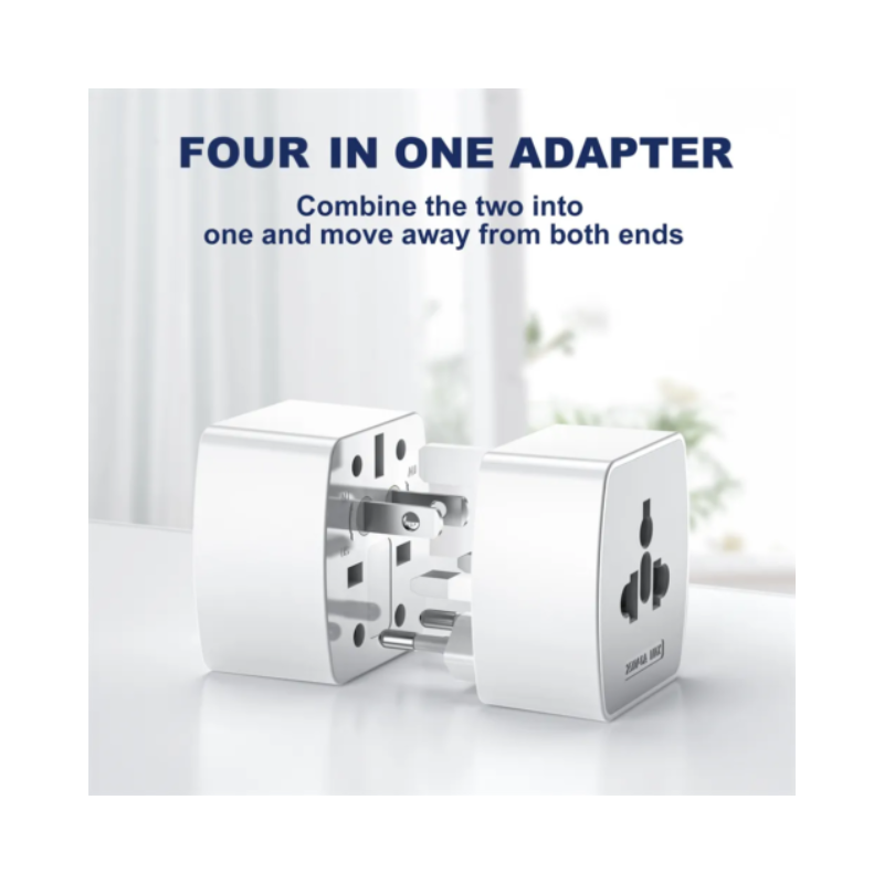 Adaptateur de voyage universel FOJI Z4 – Prise internationale tout-en-un