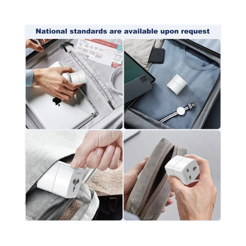Adaptateur de voyage universel FOJI Z4 – Prise internationale tout-en-un