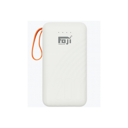 FOJI 20000mAh  Power Bank White