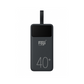 FOJI 40000mAh Power Bank Black