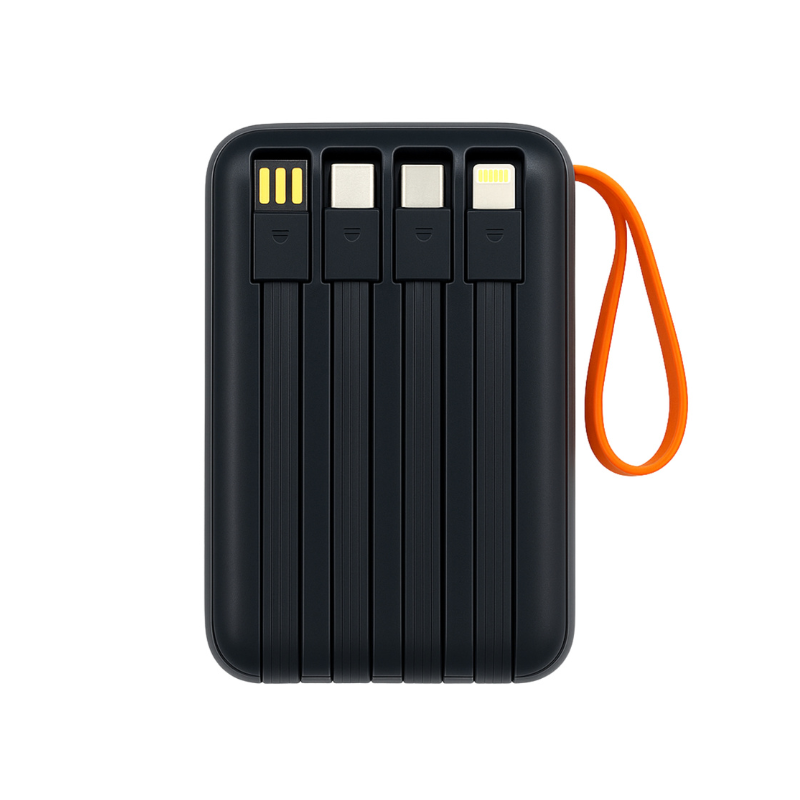 FOJI F1 10000mAh Power Bank Black 
