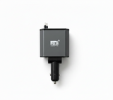 4-in-1 Fast Car Charger Built-in Lightning & USB-C Cables + Dual Ports